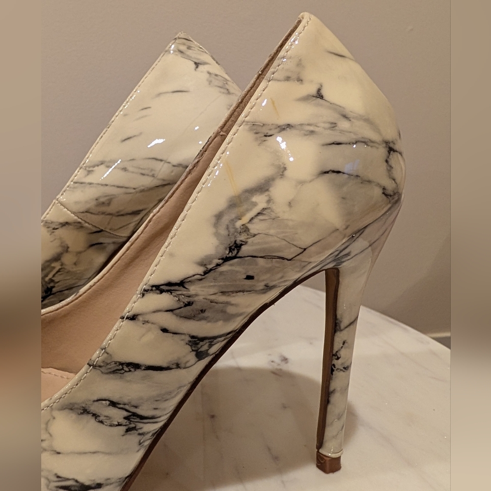 Marble Pattern Heels - Picture 6 of 6
